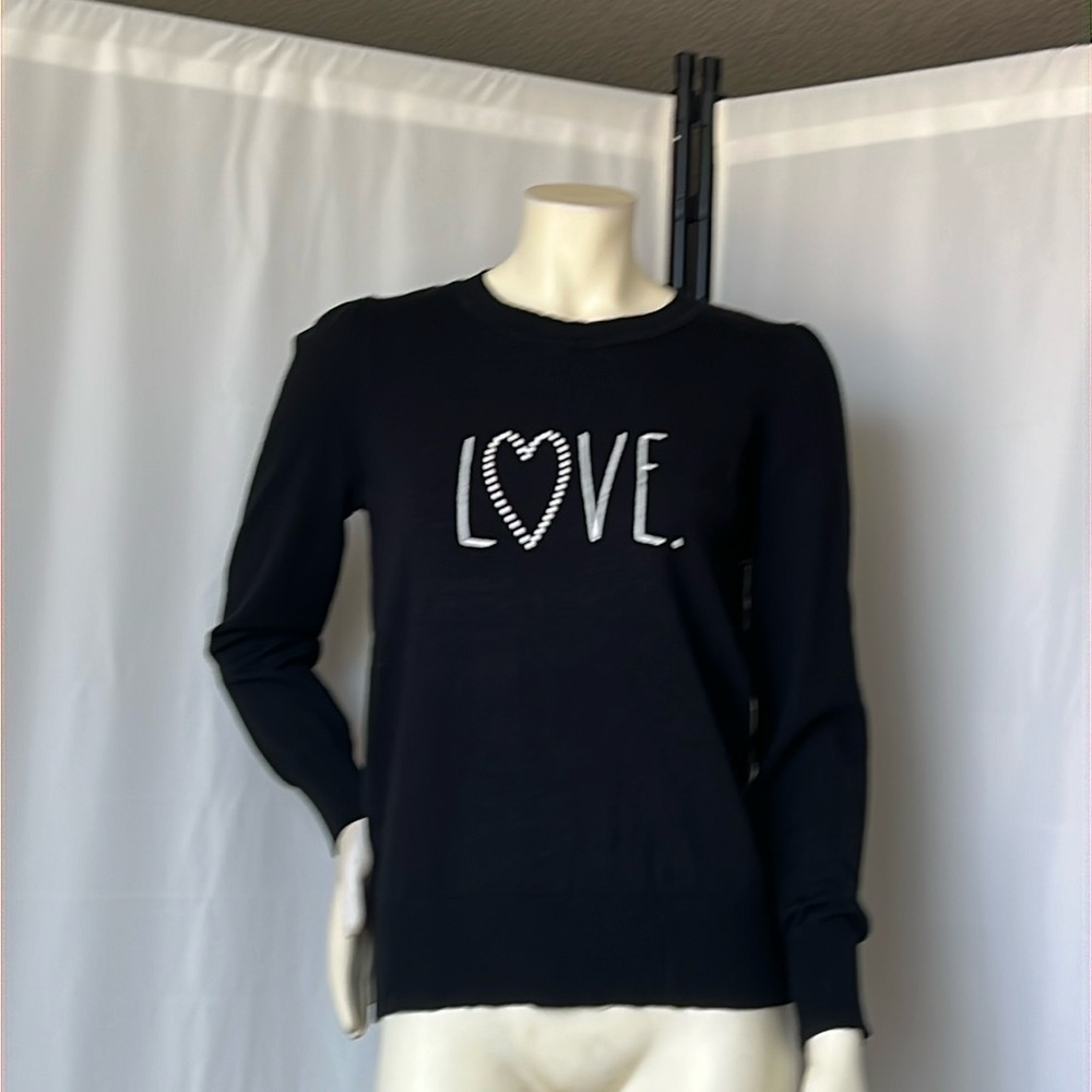 NWT Rae Dunn. "LOVE" Pullover Sweater